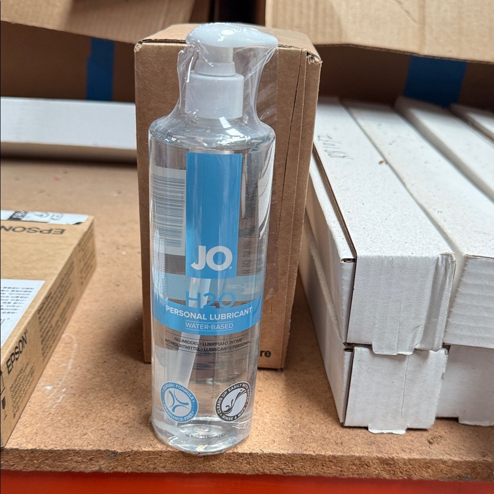 Jo H2o Personal Lubricant - Clear 16 Oz New Sealed